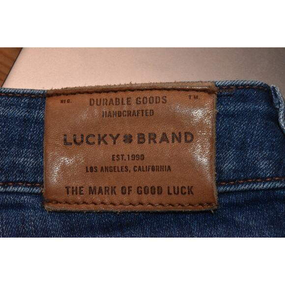 Lucky Brand Lolita Boot Cut Women's 2/26 Western Distressed Denim Jeans - Picture 7 of 11